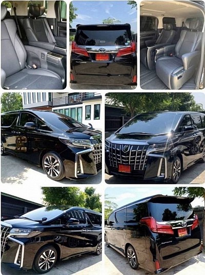 Charter van alphard with driver