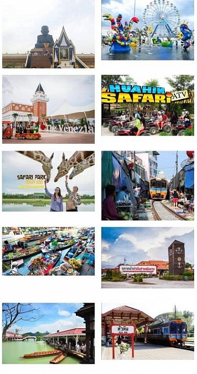 Charter a City Tour van in Hua Hin and transfer from Hua Hin to Bangkok.