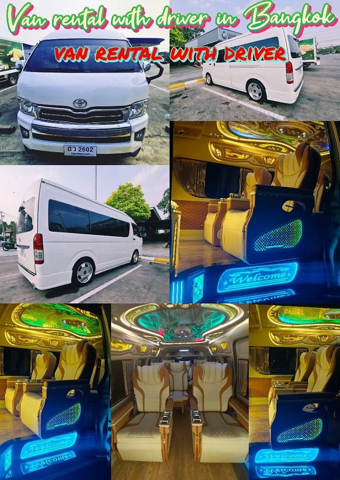 Bangkok van rental with driver